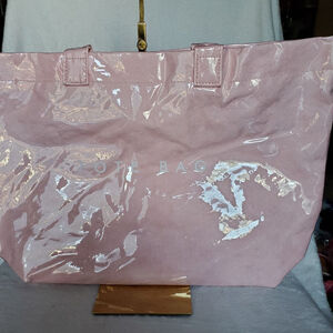 Pink Dupont Material Tote Bag